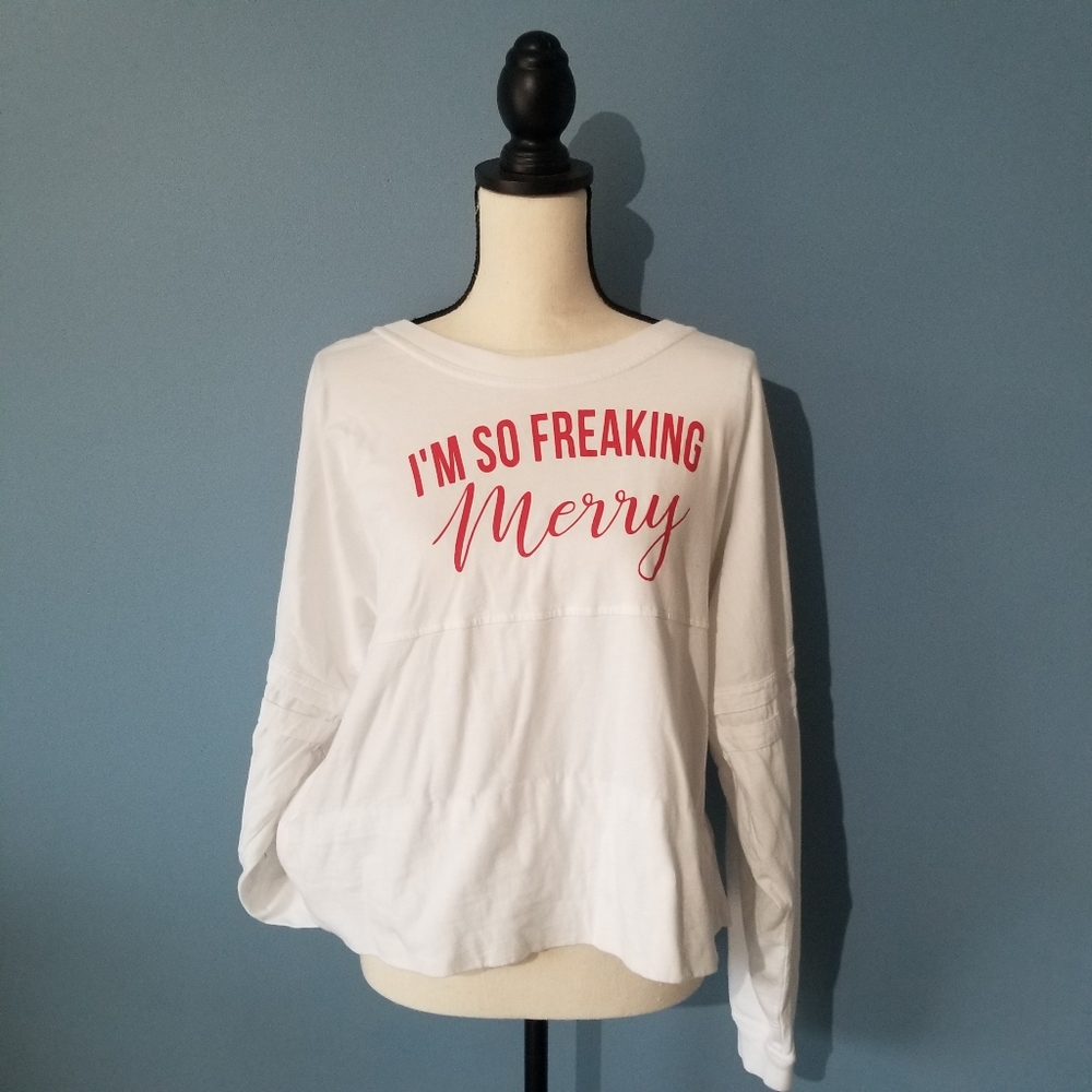 I'm So Freaking Merry Graphic Sweatshirt
